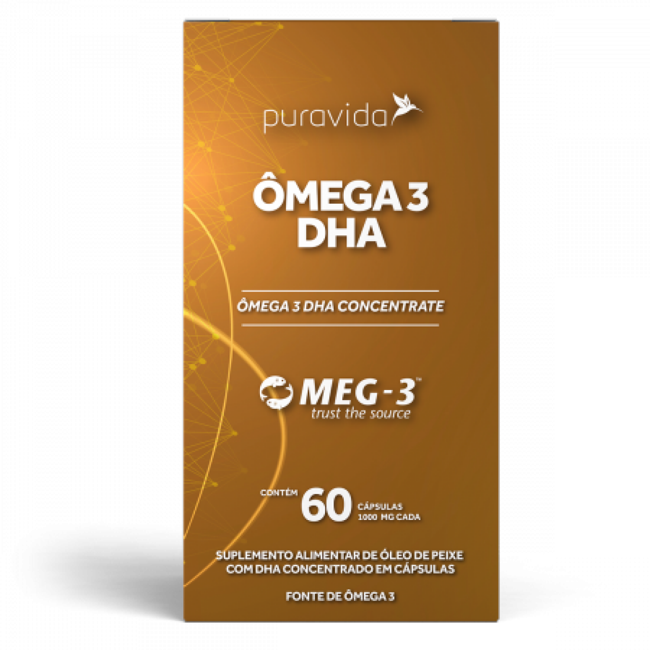 MEGA 3 DHA PURAVIDA Levita Vitaminas Uma vida mais saud vel