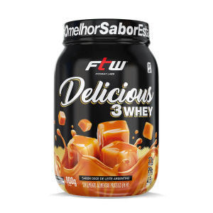 DELICIOUS 3 WHEY - FTW  DOCE DE LEITE ARGENTINO 900g